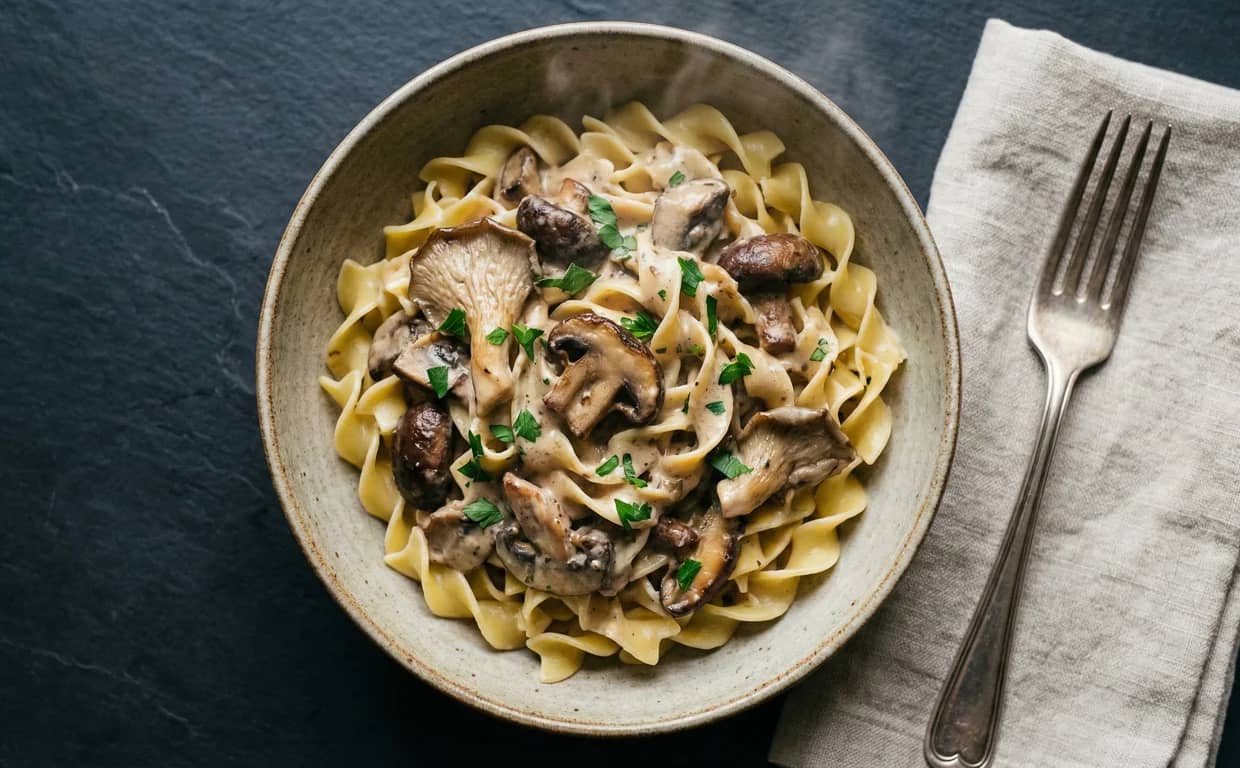 Mushroom Stroganoff