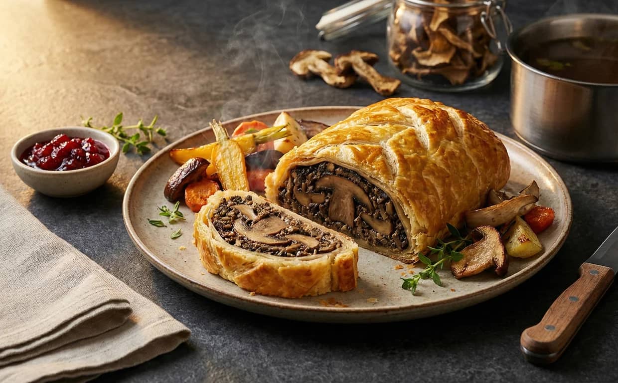 Porcini Roasted Mushroom Wellington