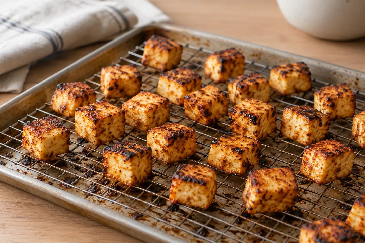 Paneer Tikka Masala: Broil on high for 6 to 8 minutes, turning once, until lightly charred; set aside