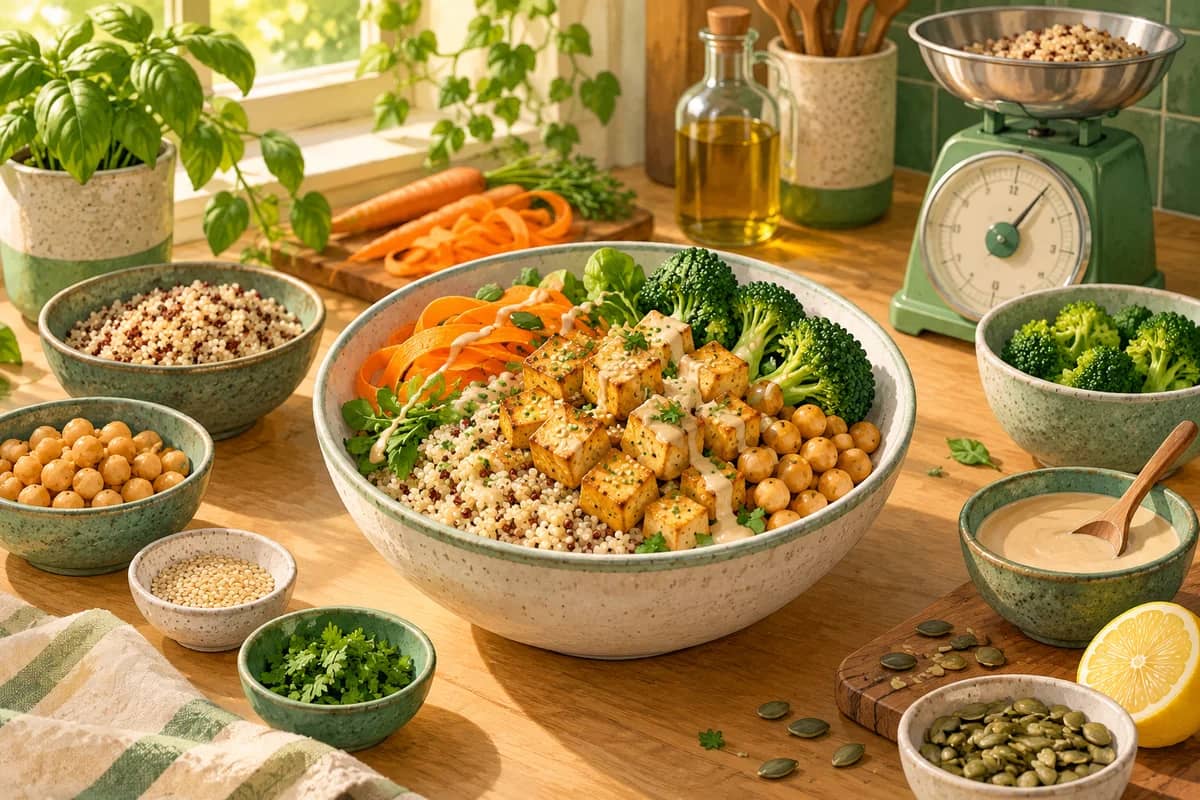 How to Build a High-Protein Veggie Bowl