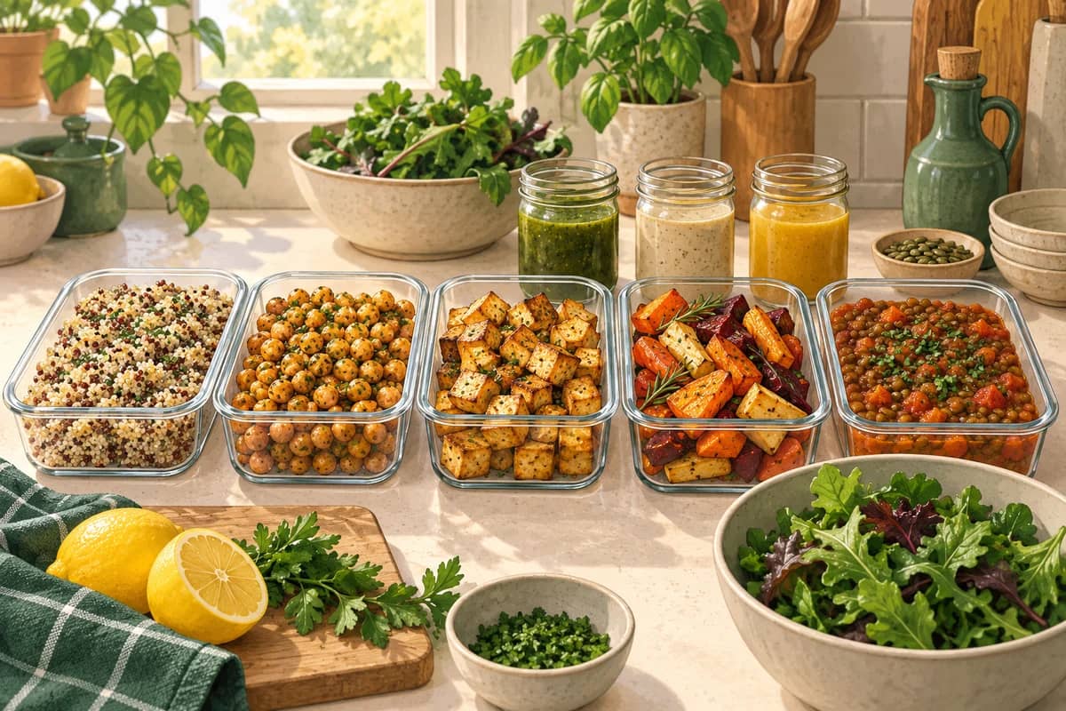 Gluten-Free Vegetarian Meal Prep Plan for the Week