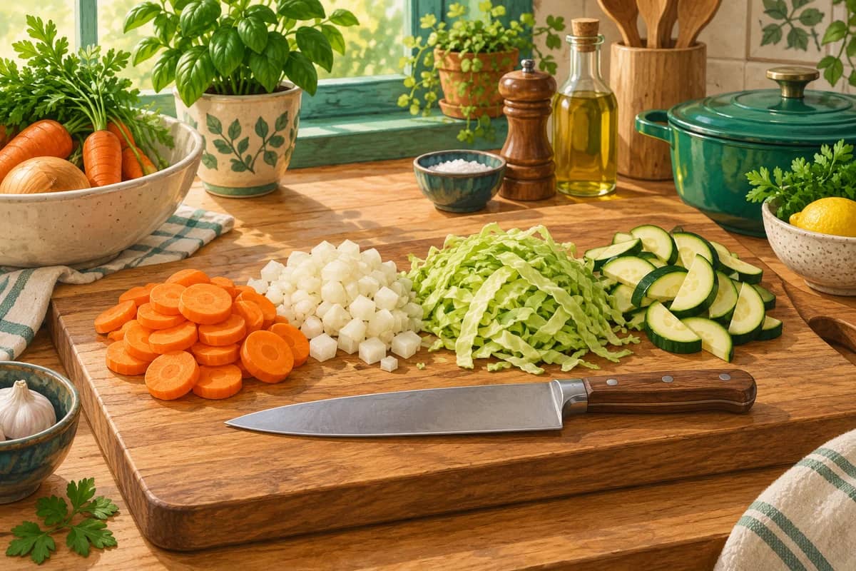 Knife Skills for Vegetarian Cooks