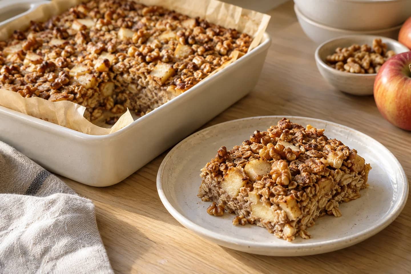 Apple Cinnamon Baked Oatmeal