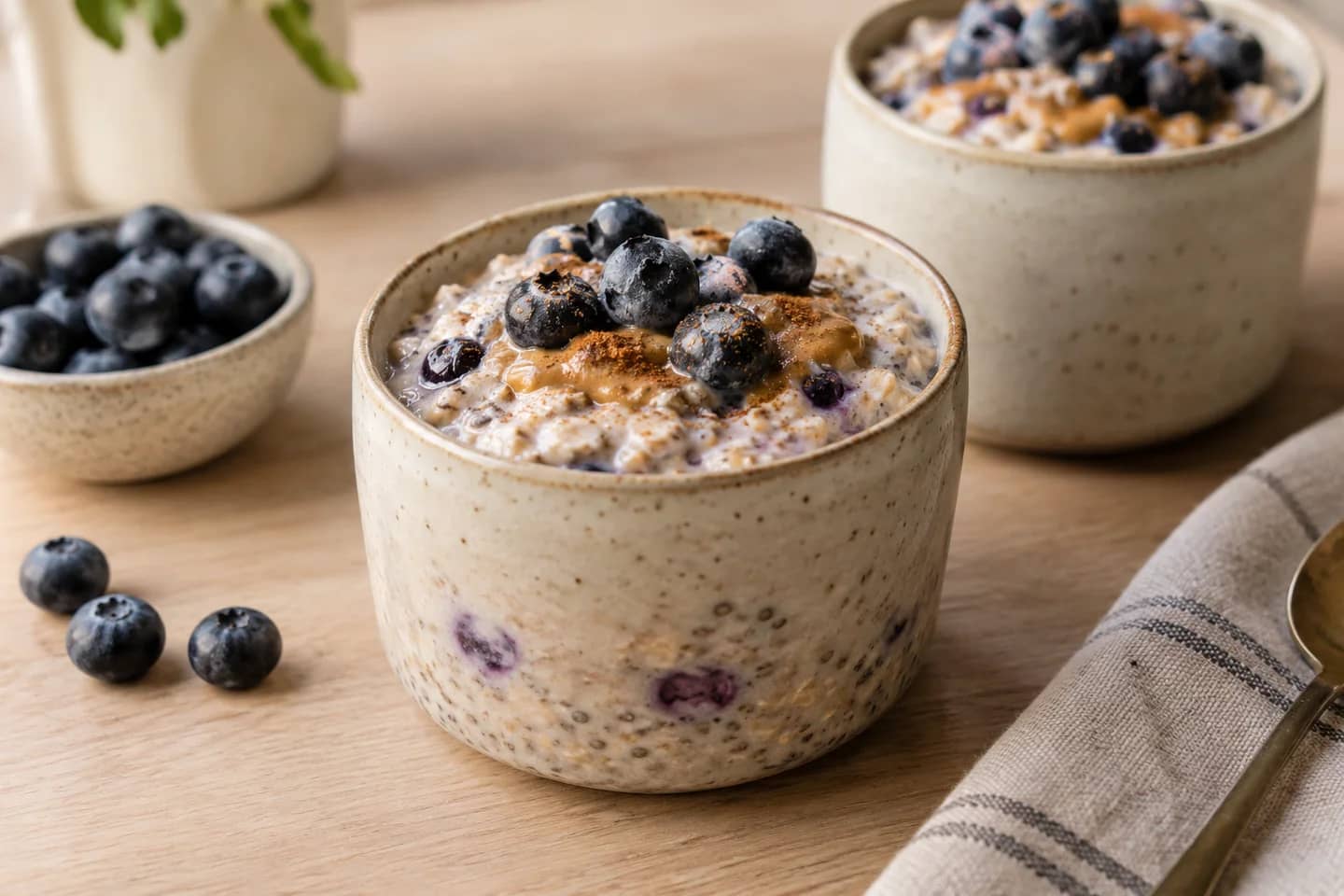 Blueberry Almond Overnight Oats