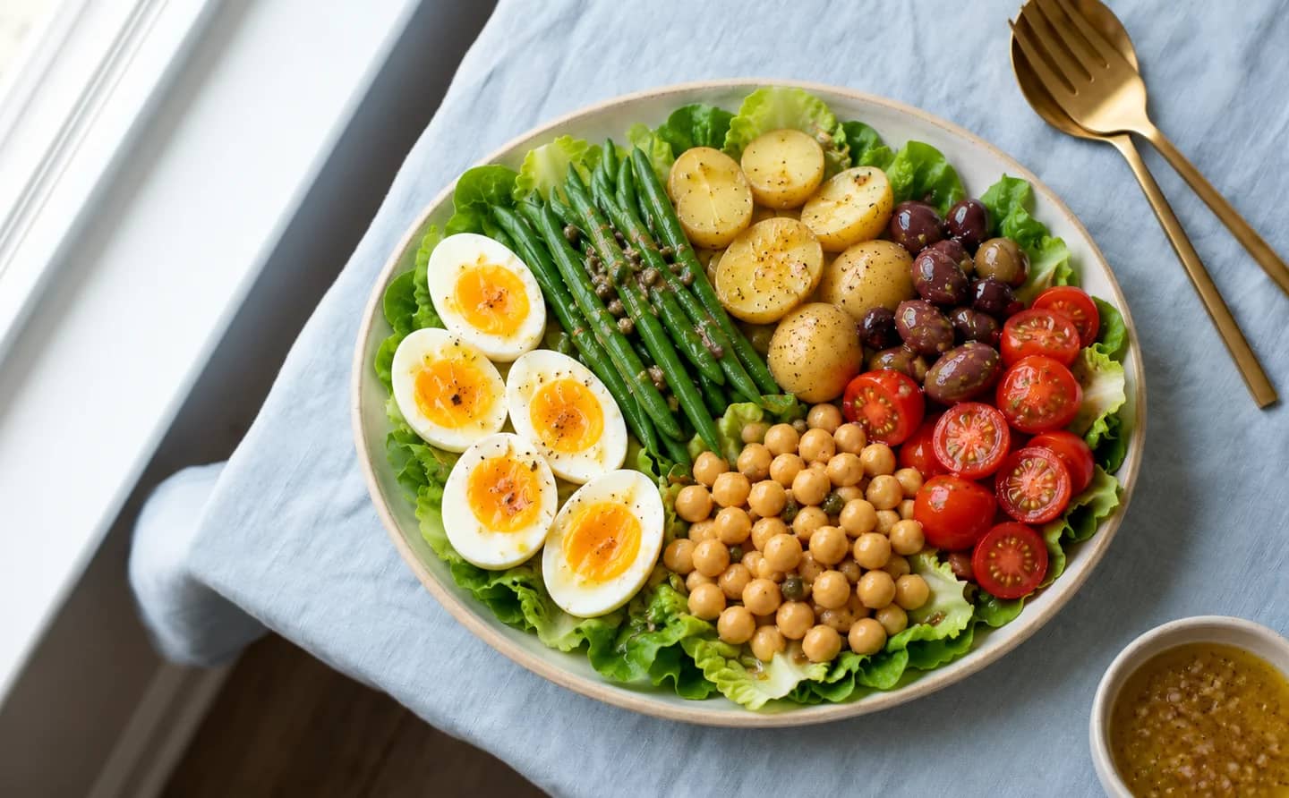 Chickpea Niçoise Salad