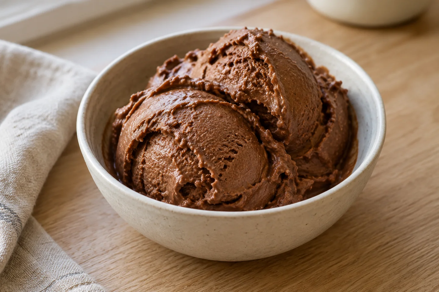 Chocolate Banana Nice Cream, ready to serve