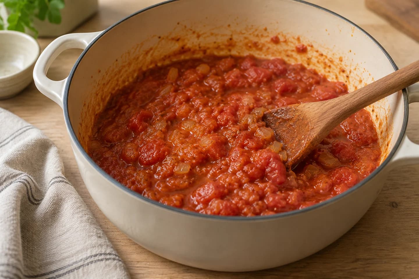 Coconut Chickpea Spinach Curry: Stir in tomatoes and cook for 5 minutes until slightly thickened