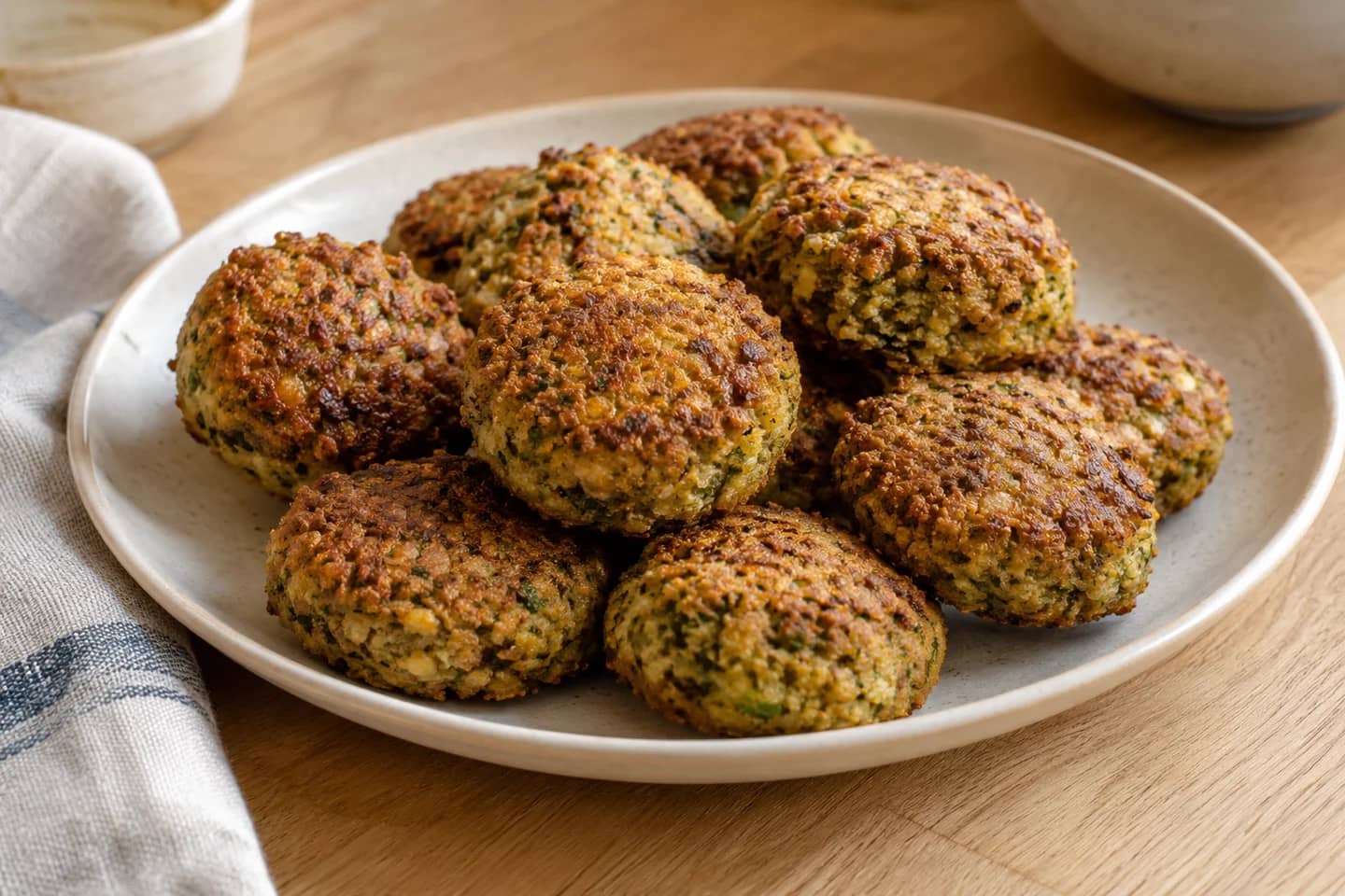 Crispy Baked Falafel