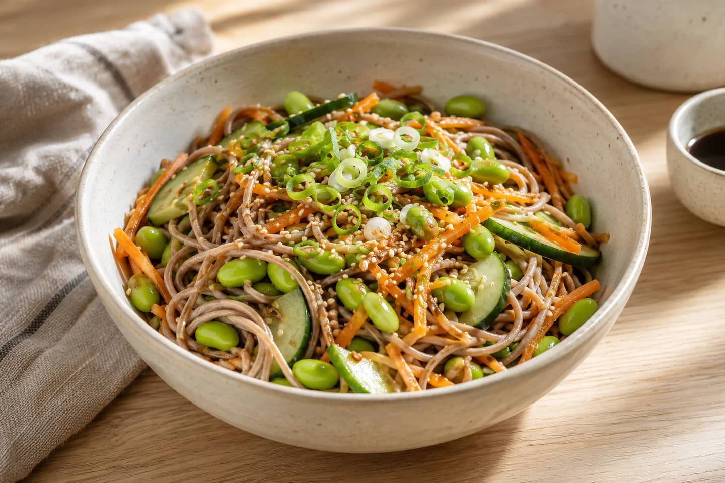 Ginger Scallion Soba Bowls