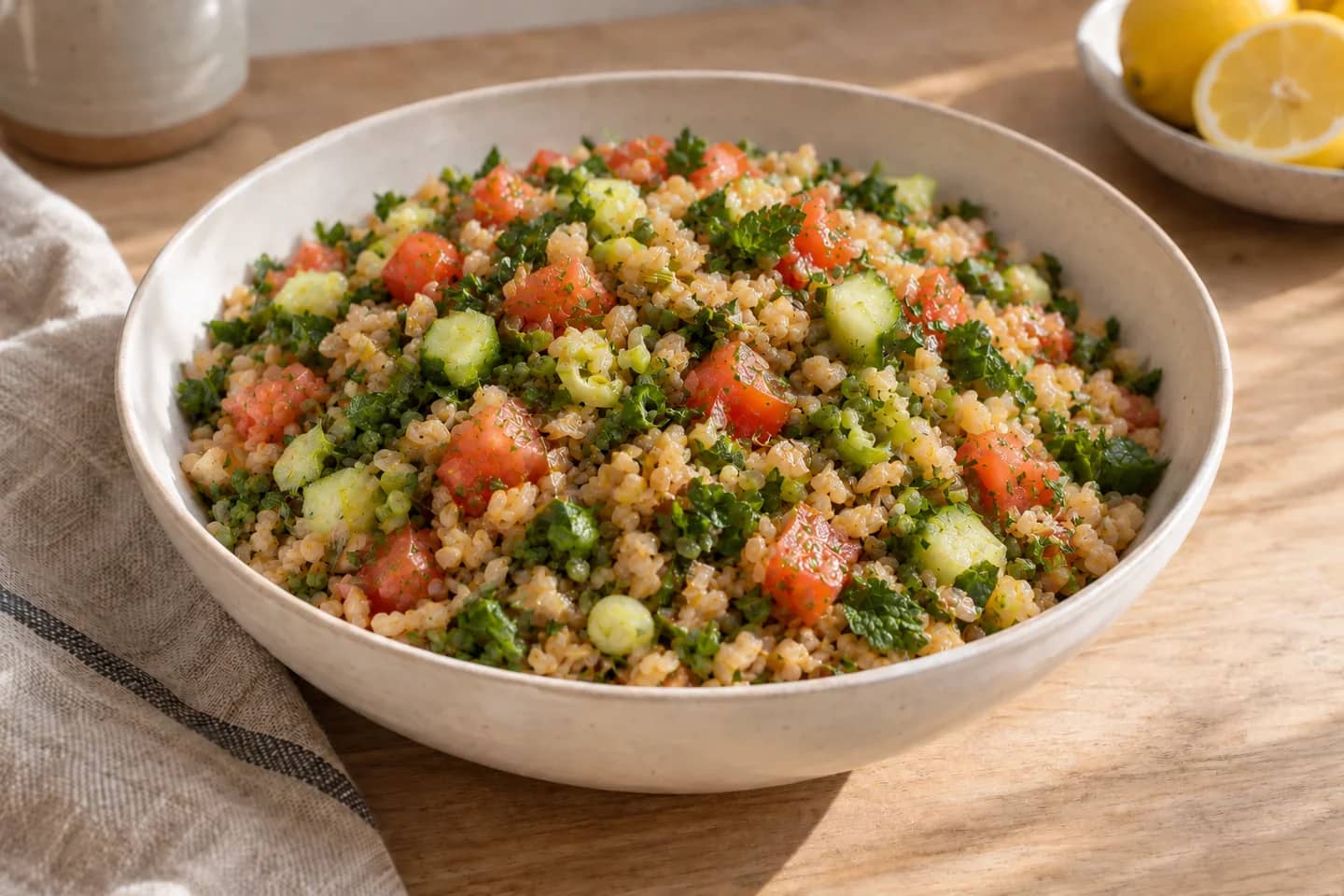Lemon Herb Bulgur Salad