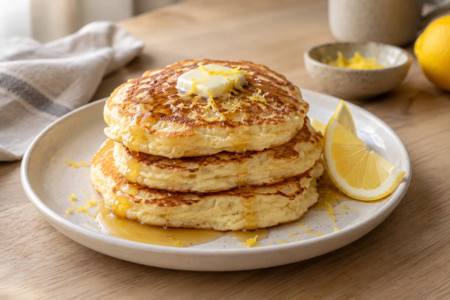 Lemon Ricotta Pancakes