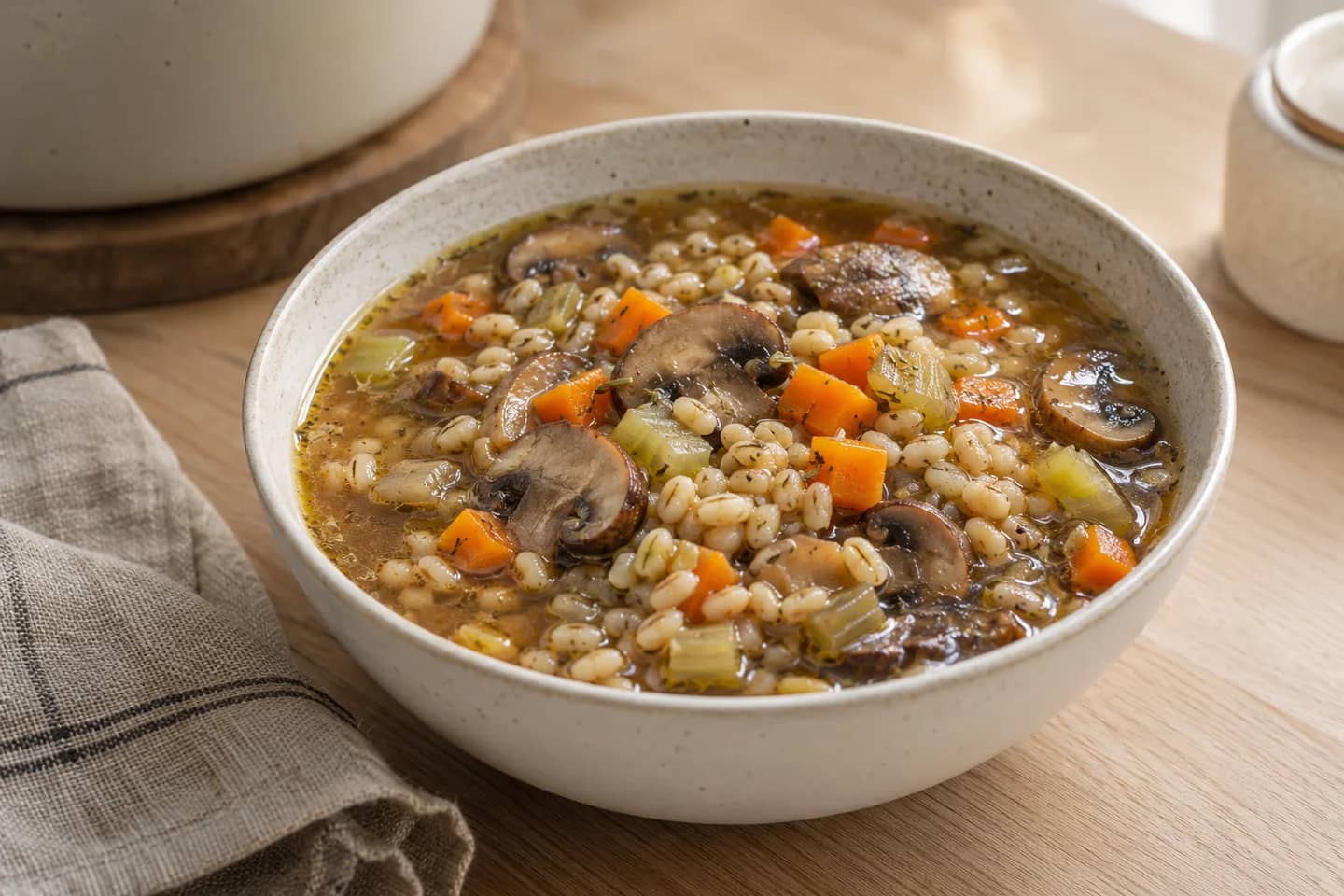 Mushroom Barley Soup