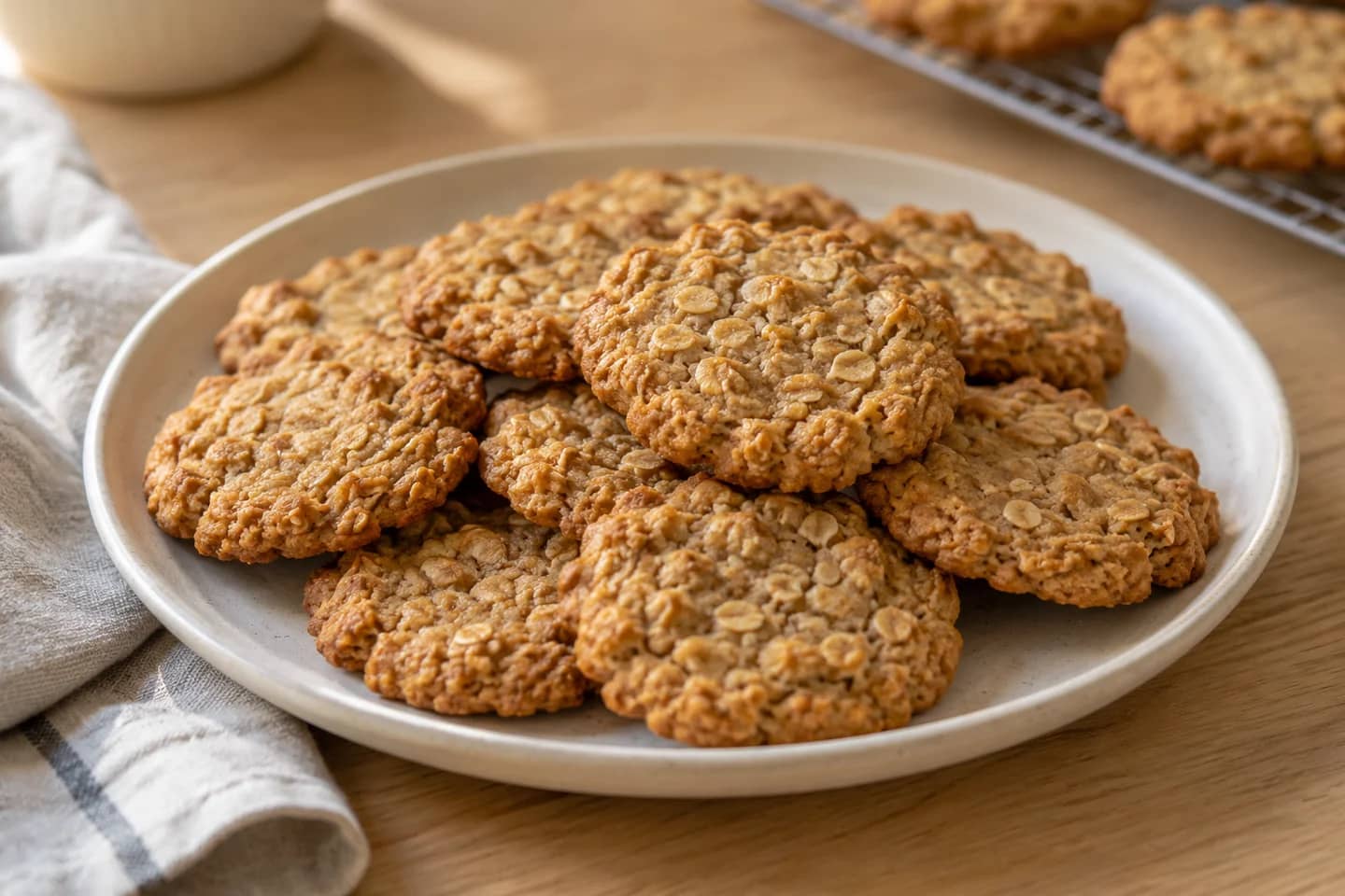 Peanut Butter Oat Cookies