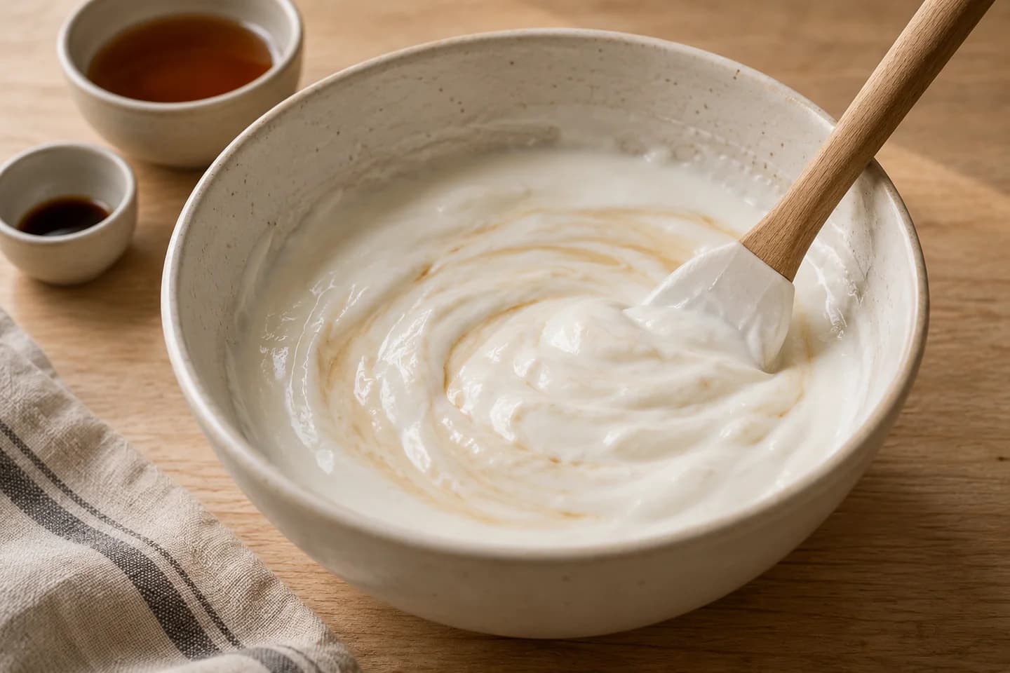 Raspberry Coconut Yogurt Pops: Stir yogurt with vanilla and remaining syrup