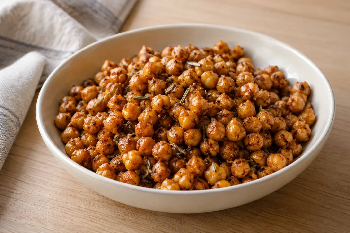 Rosemary Roasted Chickpeas