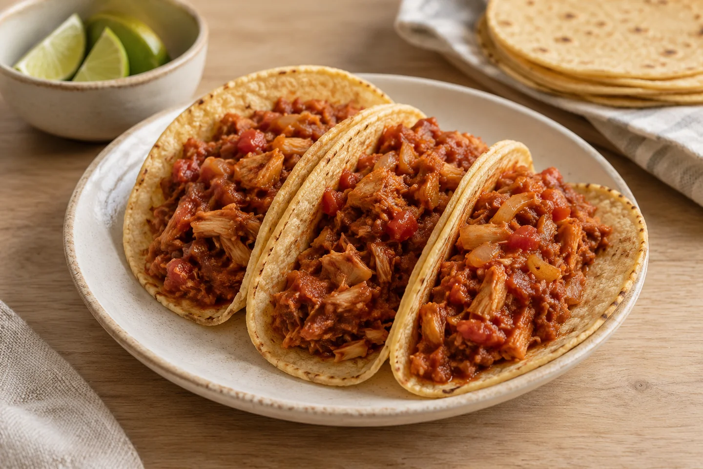 Smoky Jackfruit Taco Filling, ready to serve