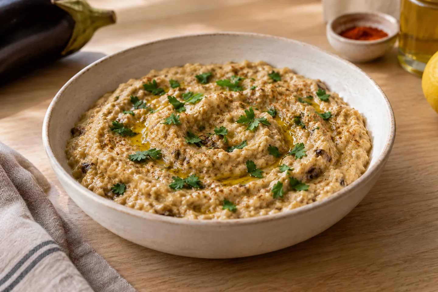 Smoky Roasted Eggplant Dip