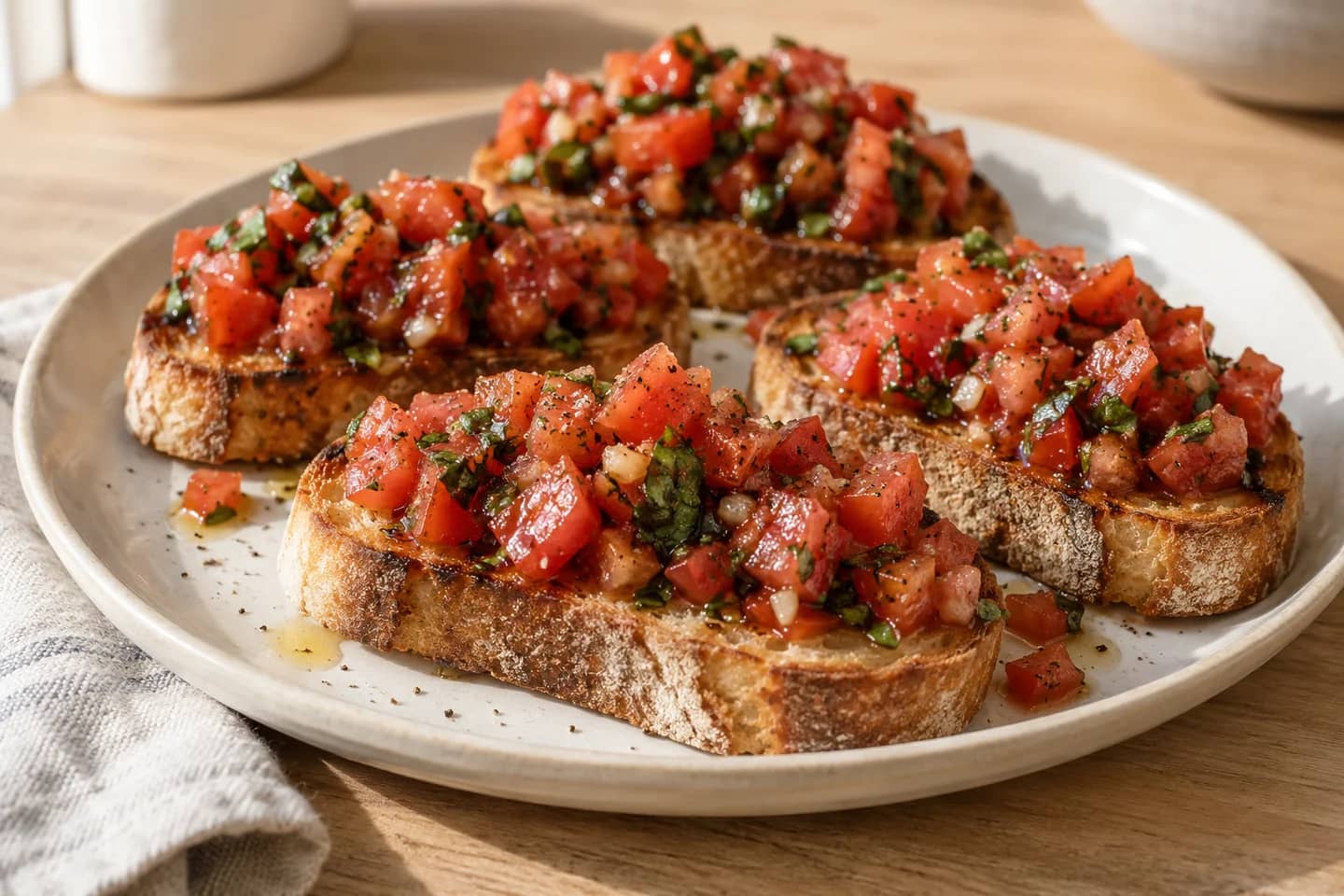 Tomato Basil Bruschetta