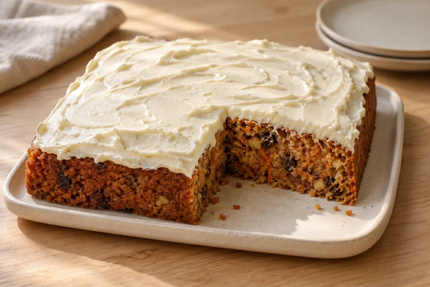 Vegan Carrot Walnut Cake