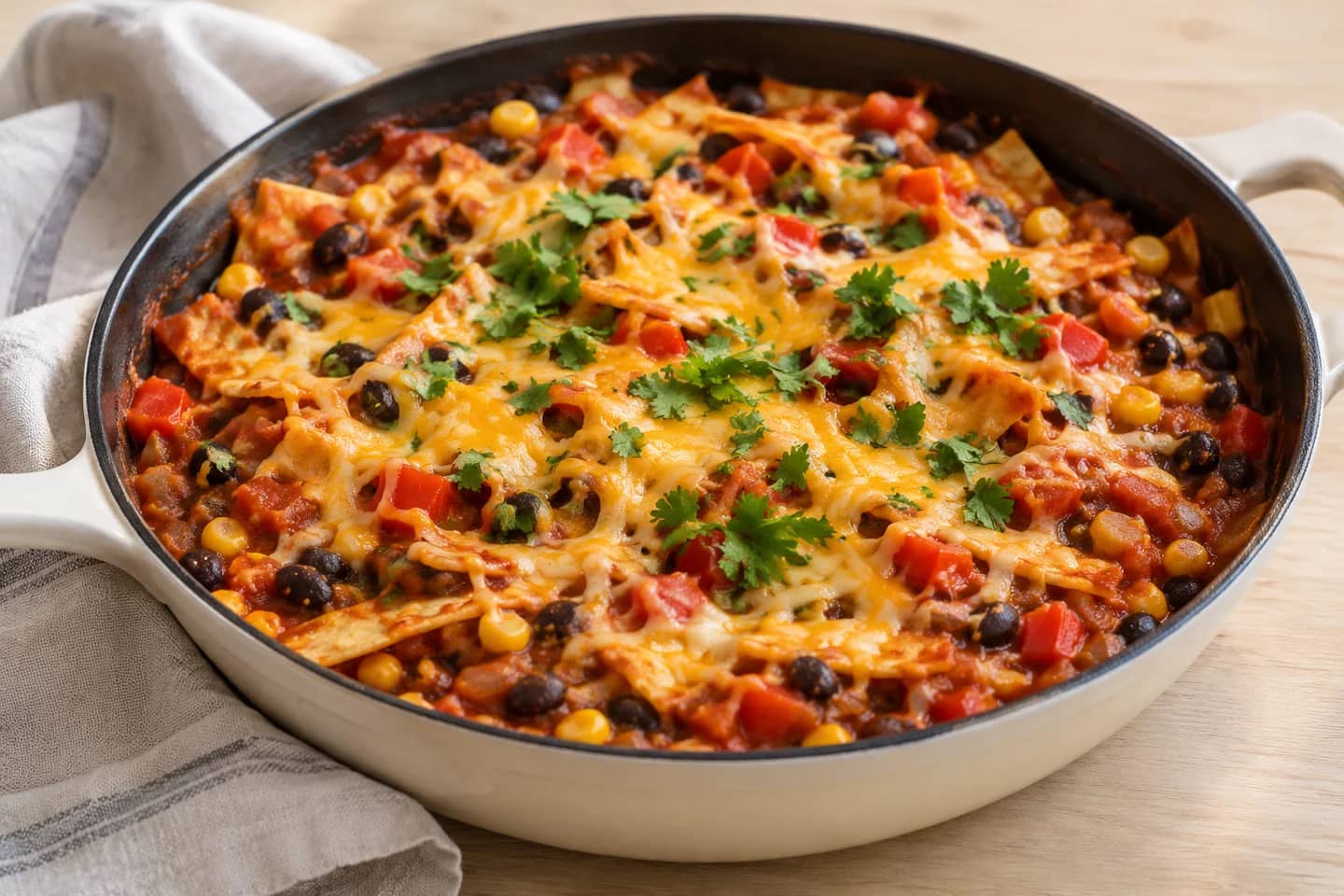 Vegetarian Enchilada Skillet