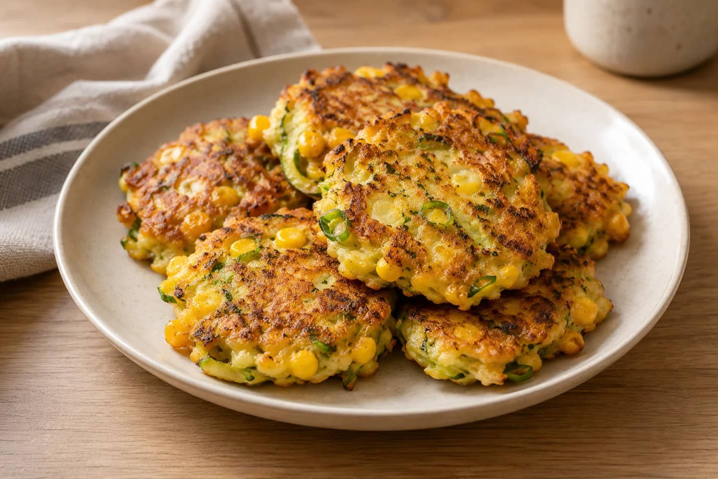 Zucchini Corn Fritters